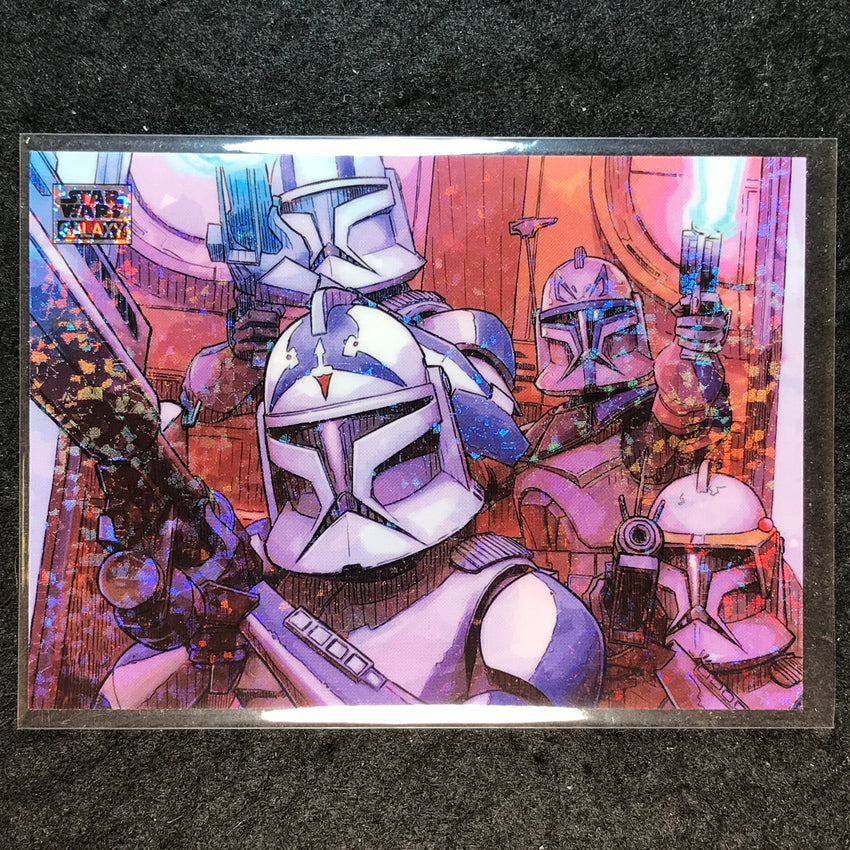 2025 Star Wars Chrome Galaxy SURPRISE CLANKERS! Mini Diamond #87