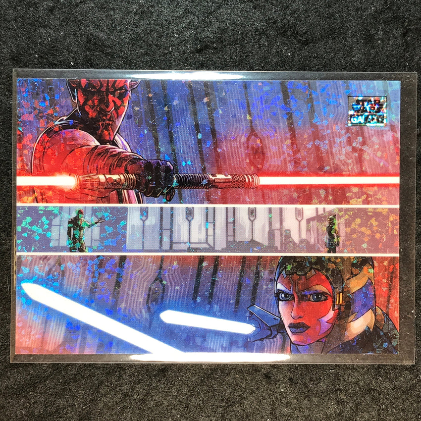 2025 Star Wars Chrome Galaxy ONE LAST LESSON Mini Diamond #91
