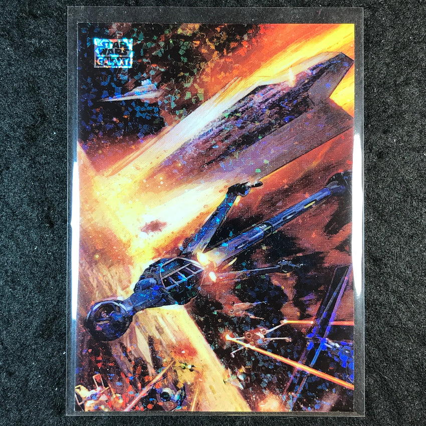 2025 Star Wars Chrome Galaxy B-WING STARFIGHTERS Mini Diamond #99