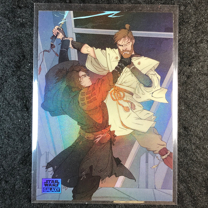 2025 Star Wars Chrome Galaxy ANAKIN'S CHOKEHOLD Duel on Mustafar #DOM-3