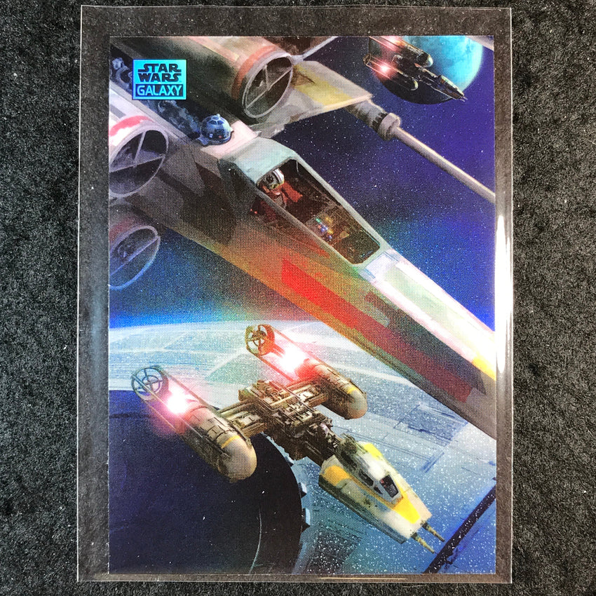 2025 Star Wars Chrome Galaxy GOIN' IN Base Refractor #16
