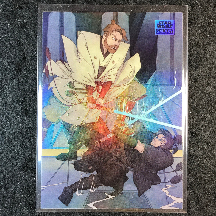 2025 Star Wars Chrome Galaxy A NEAR-FATAL STRIKE Duel on Mustafar #DOM-4