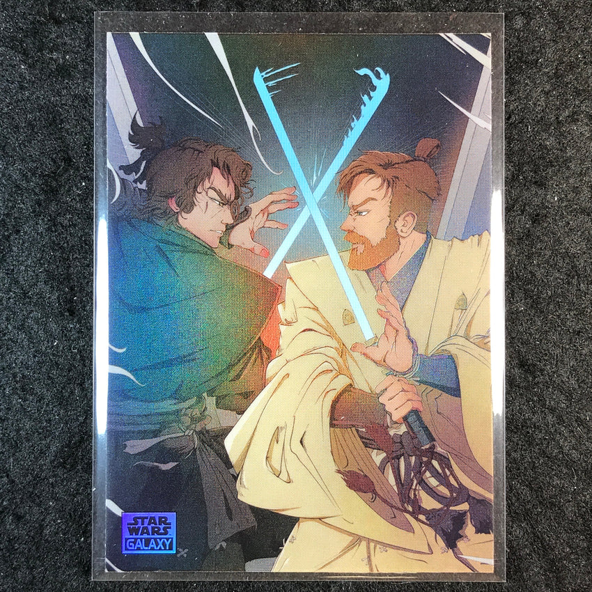 2025 Star Wars Chrome Galaxy EQUALS IN THE FORCE Duel on Mustafar #DOM-5