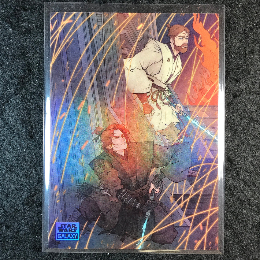 2025 Star Wars Chrome Galaxy MUSTAFAR RAIN Duel on Mustafar #DOM-9