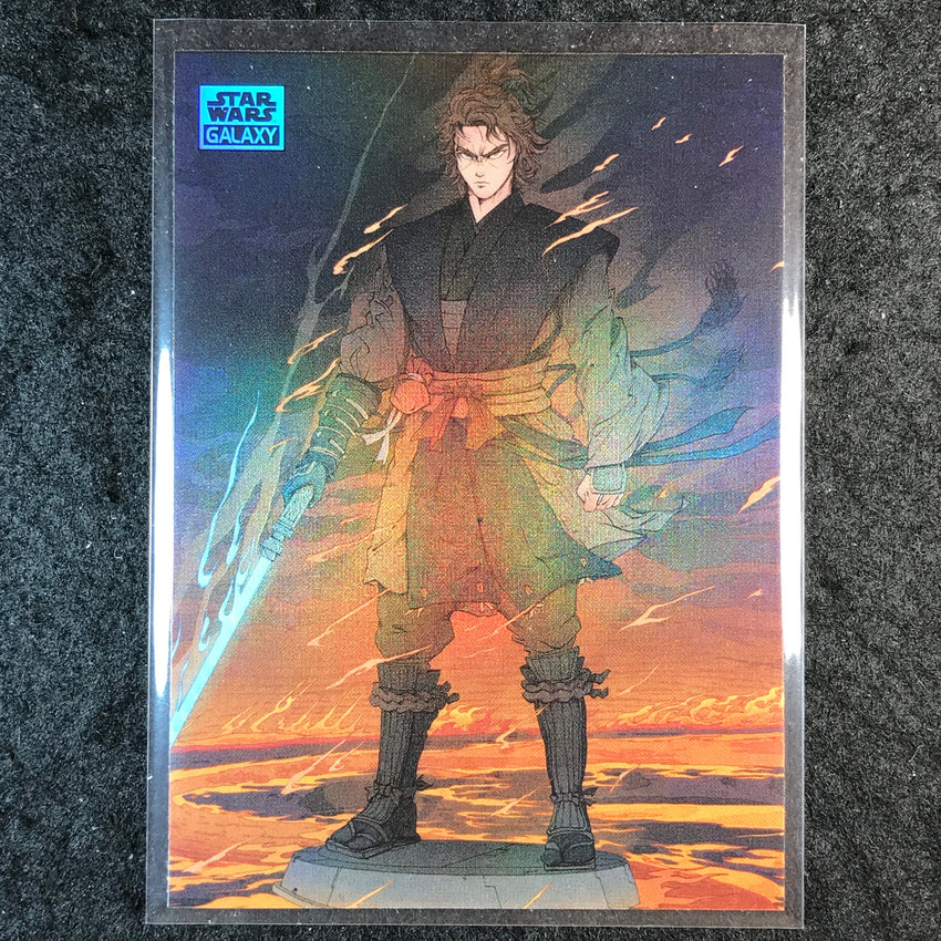 2025 Star Wars Chrome Galaxy ANAKIN SKYWALKER CLOSES IN Duel on Mustafar #DOM-11
