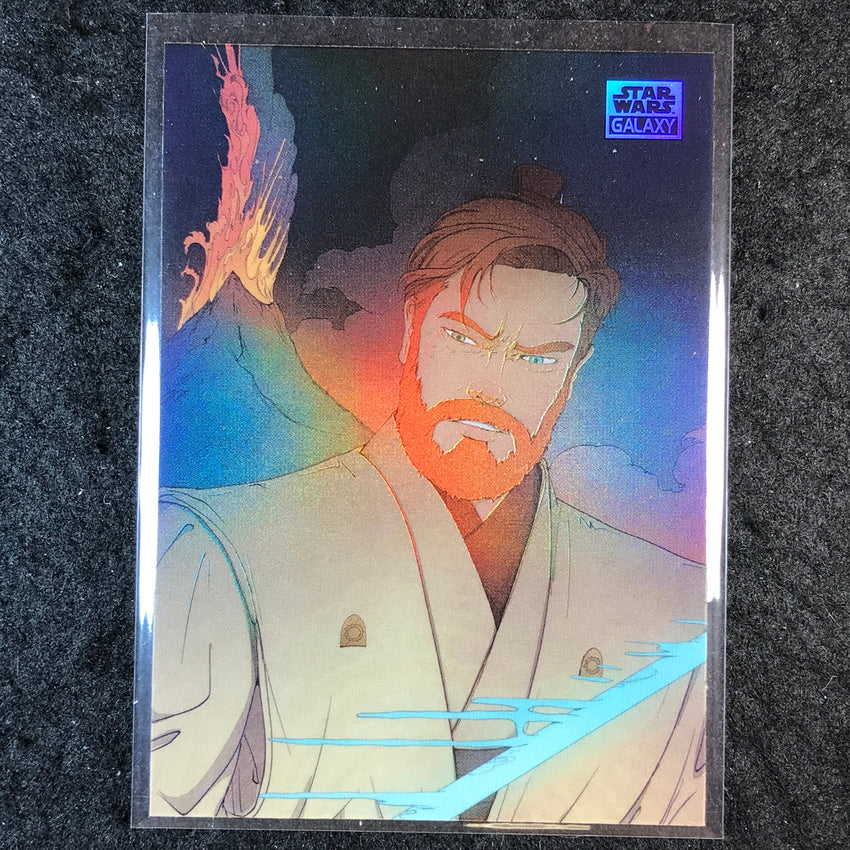 2025 Star Wars Chrome Galaxy I HAVE THE HIGH GROUND Duel on Mustafar #DOM-13