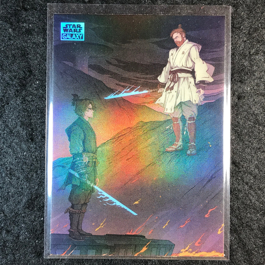 2025 Star Wars Chrome Galaxy A FIERY CONCLUSION Duel on Mustafar #DOM-15