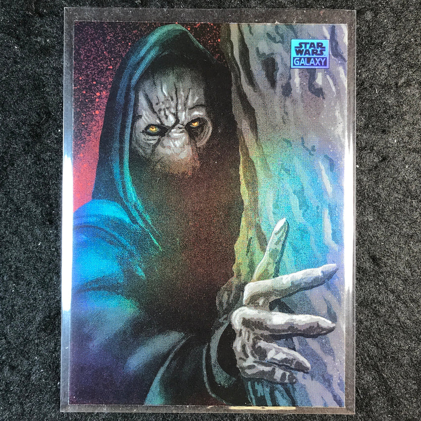 2025 Star Wars Chrome Galaxy DARTH PLAGUEIS Fear of the Dark Side #FTD-8