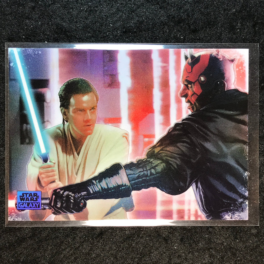 2025 Star Wars Chrome Galaxy OBI-WAN STRIKES DOWN MAUL Galactic Inspirations #8