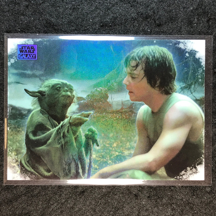 2025 Star Wars Chrome Galaxy TRAINING WITH YODA Galactic Inspirations #SWIN-12