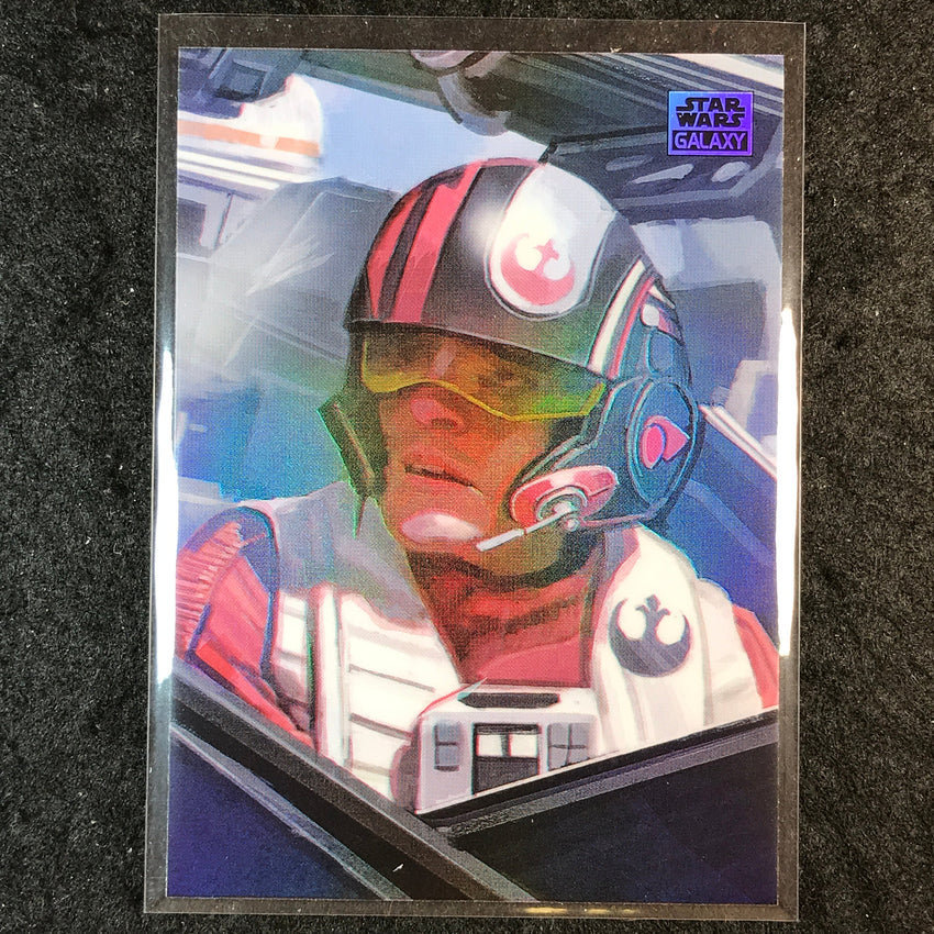 2025 Star Wars Chrome Galaxy POE DAMERON Power of the Force #POW-9
