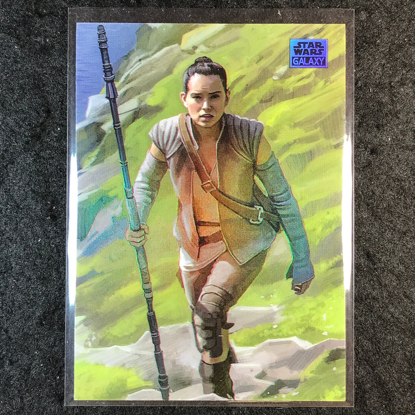 2025 Star Wars Chrome Galaxy REY Power of the Force #POW-14