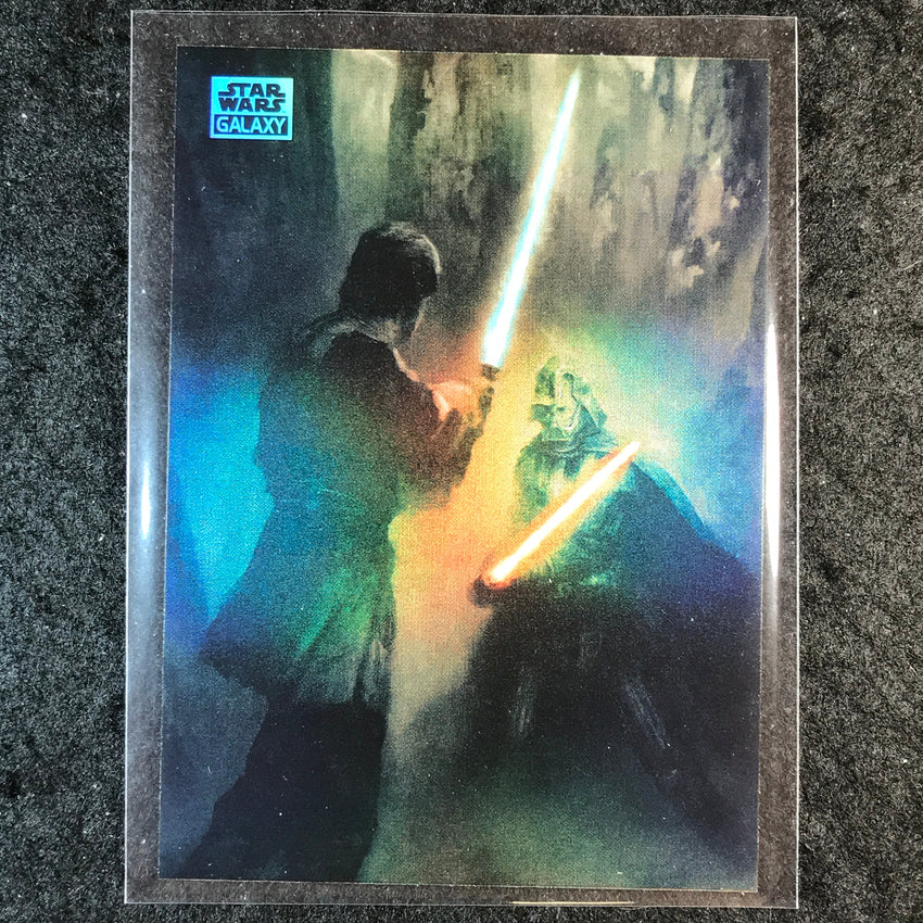 2025 Star Wars Chrome Galaxy THE CONFRONTATION Base Refractor #21