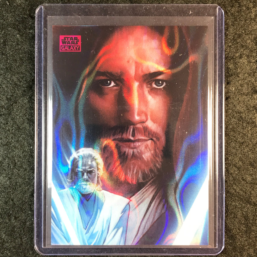 2025 Star Wars Chrome Galaxy OBI-WAN KENOBI Magenta Lava 195/250 #9