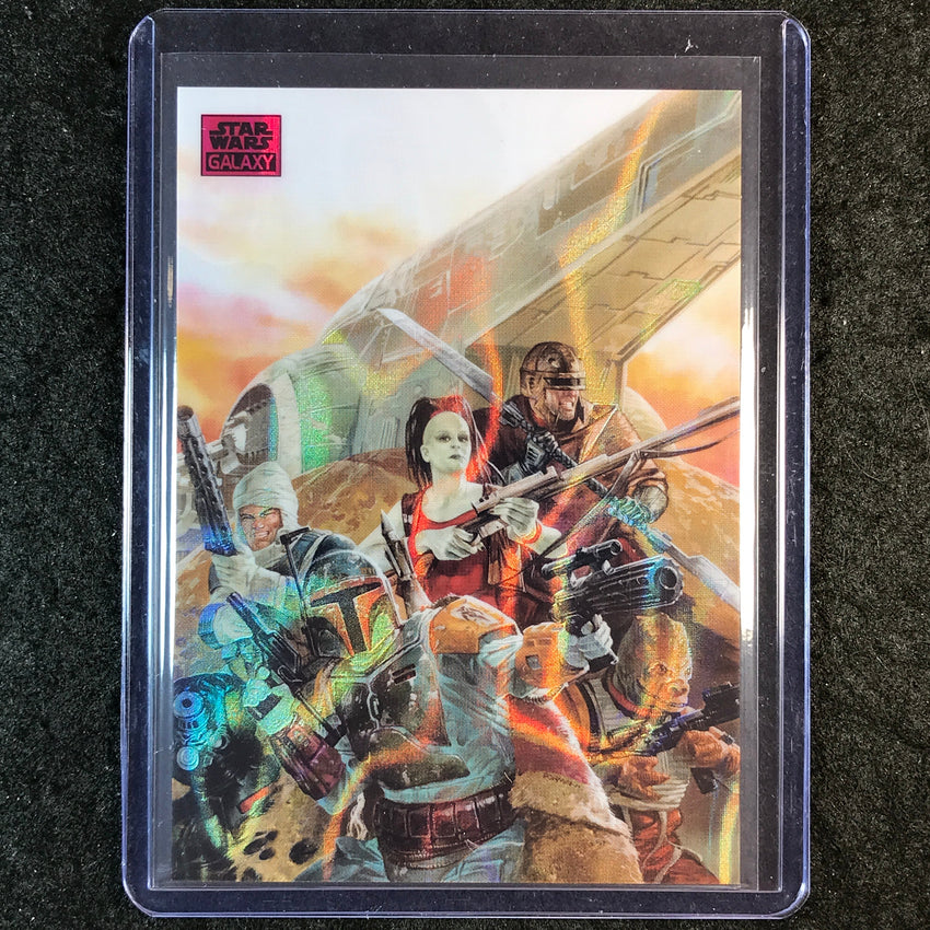 2025 Star Wars Chrome Galaxy BOUNTY HUNTERS Magenta Lava 104/250 #23