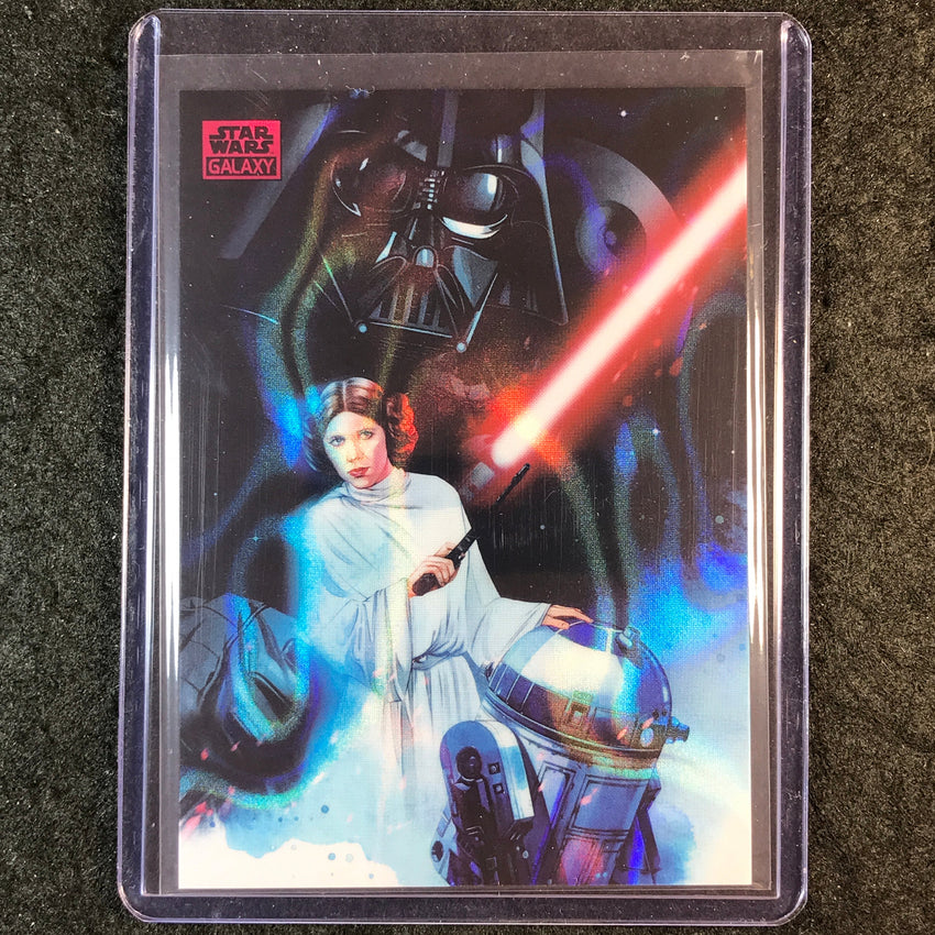 2025 Star Wars Chrome Galaxy OUR MOST DESPERATE HOUR Magenta Lava 12/250 #50