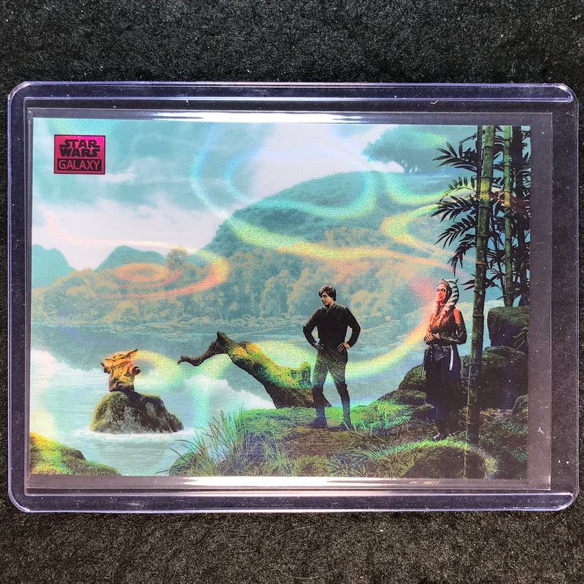 2025 Star Wars Chrome Galaxy ITEACH YOU TO PROTECT YOURSELF Magenta Lava 21/250