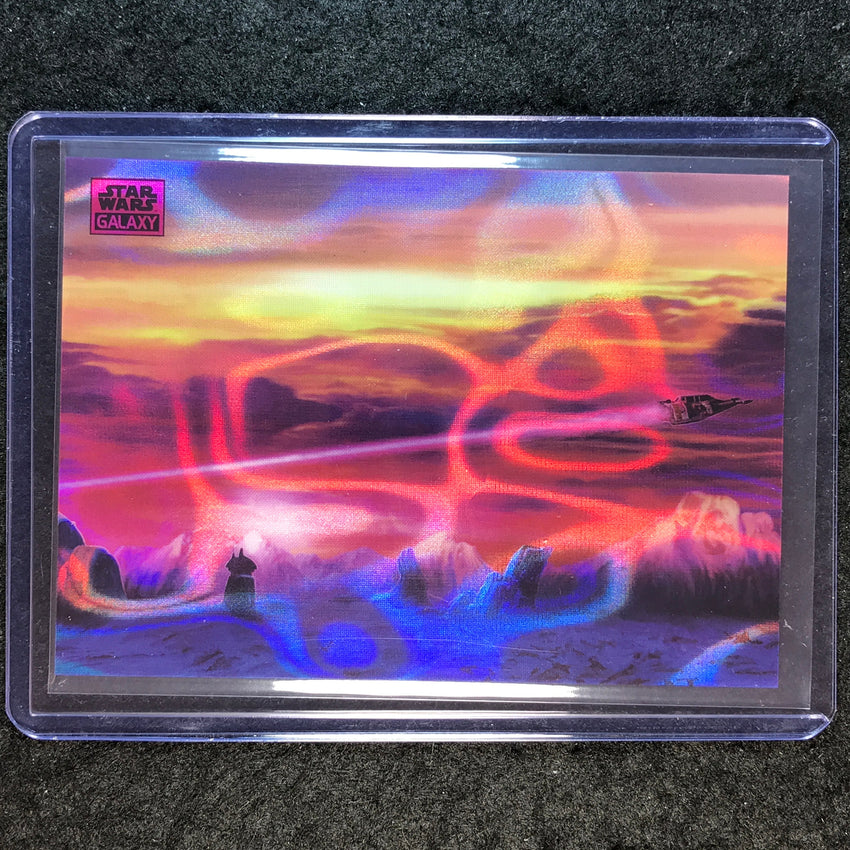 2025 Star Wars Chrome Galaxy HOTH MISSION Magenta Lava 66/250 #64