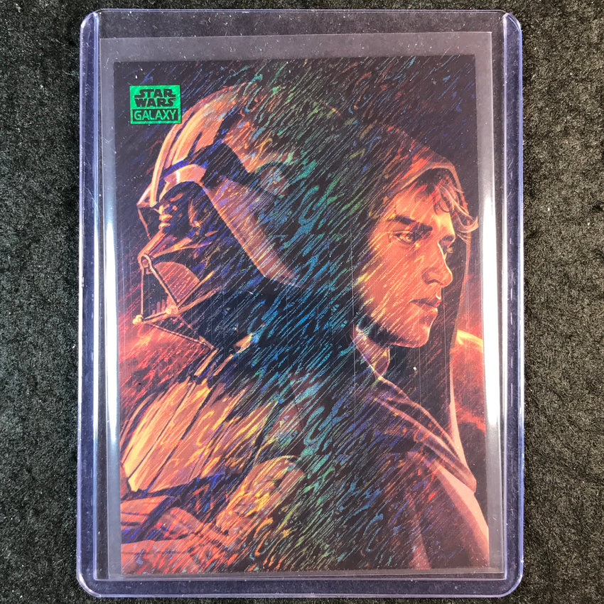 2025 Star Wars Chrome Galaxy WHAT REMAINS Green Shimmer 113/199 #1