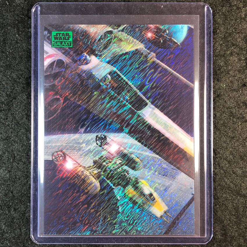 2025 Star Wars Chrome Galaxy GOIN' IN Green Shimmer 67/199 #16