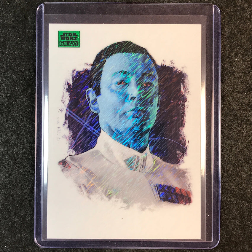 2025 Star Wars Chrome Galaxy THE GRAND ADMIRAL Green Shimmer 45/199 #33