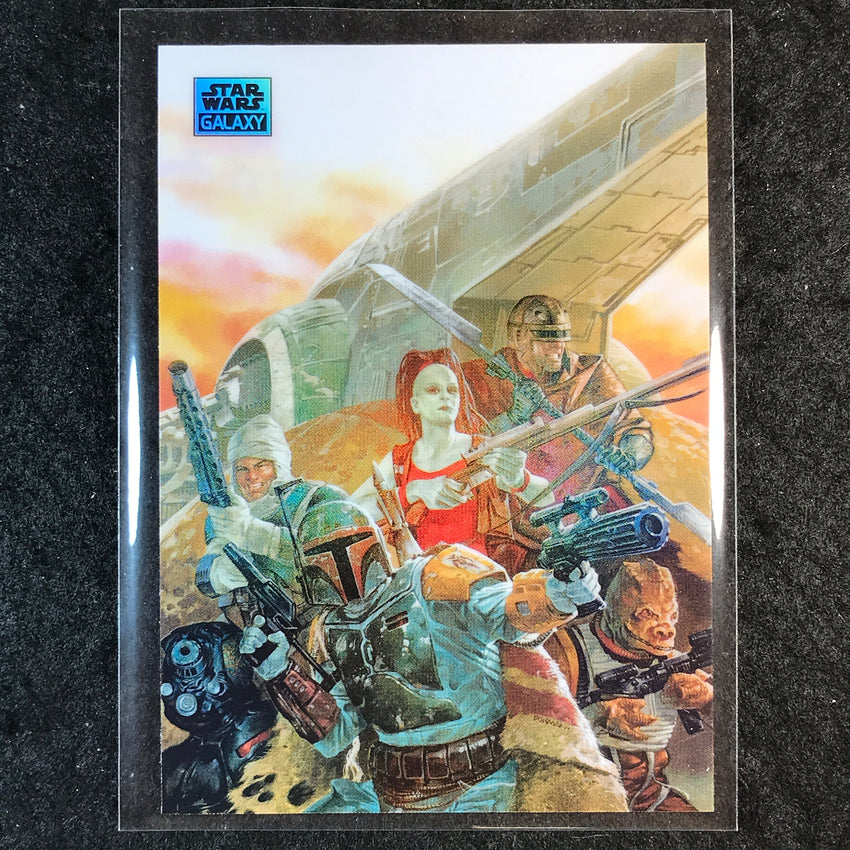 2025 Star Wars Chrome Galaxy BOUNTY HUNTERS Base Refractor #23