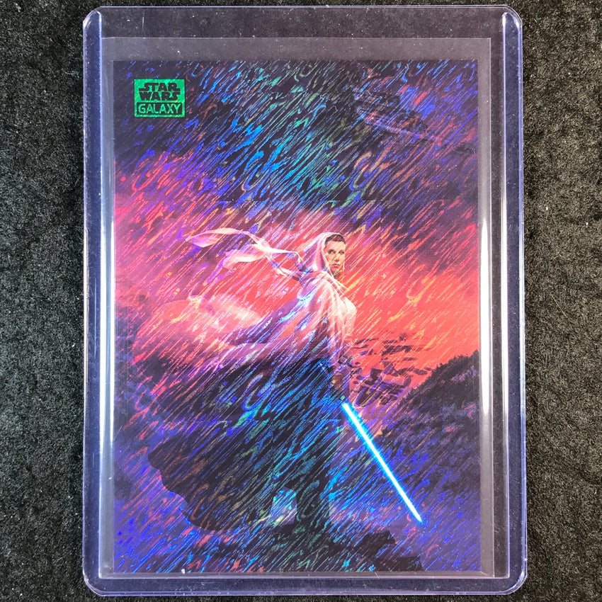 2025 Star Wars Chrome Galaxy UNTIL OUR LAST BREATH Green Shimmer 30/199 #85