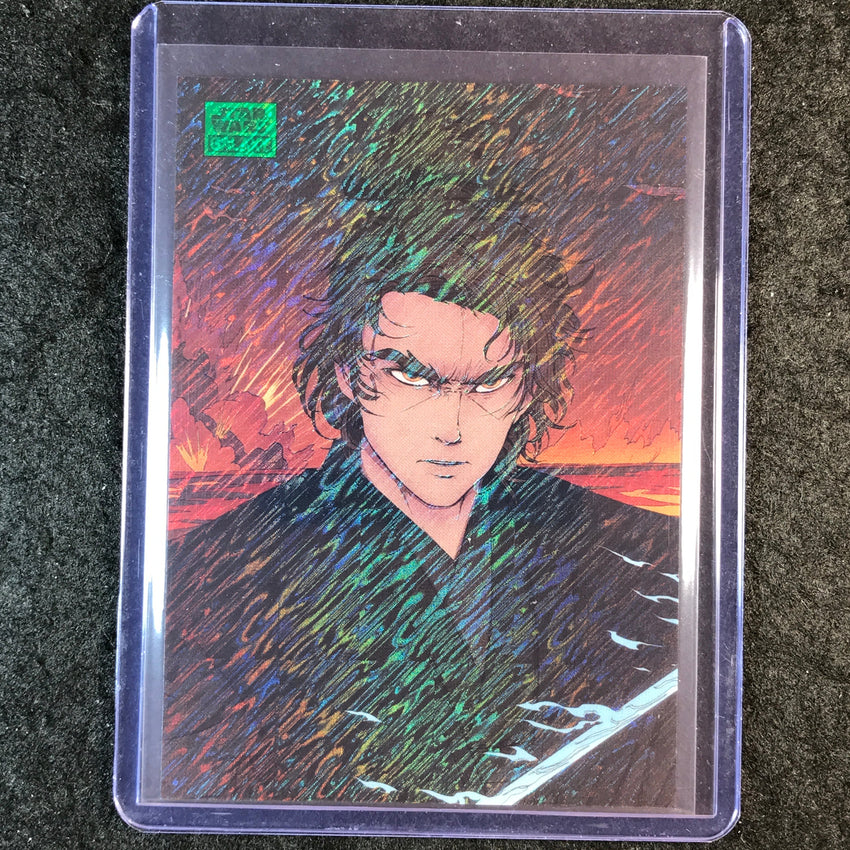 2025 Star Wars Chrome Galaxy UNDERESTIMATE MY POWER Duel Mustafar Green 178/199