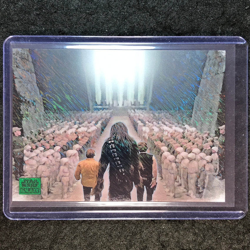 2025 Star Wars Chrome Galaxy MEDAL CEREMONY Galactic Inspirations Green 74/199