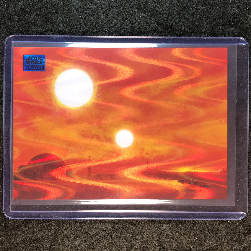 2025 Star Wars Chrome Galaxy TATOOINE CRUISE Blue RayWave 56/175 #29