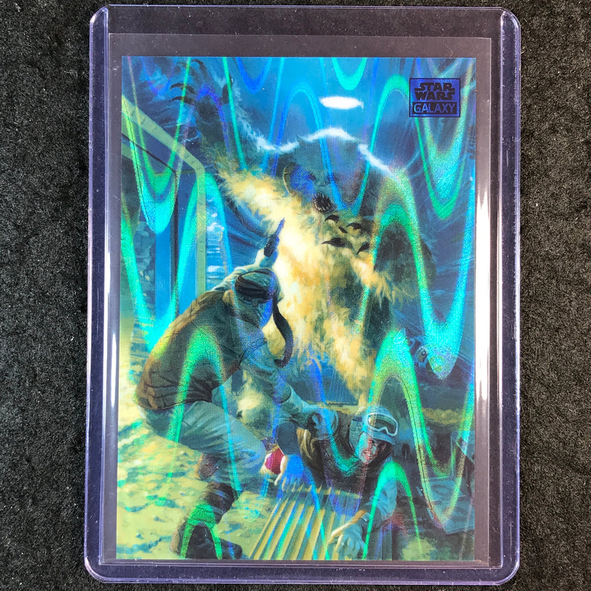 2025 Star Wars Chrome Galaxy THE WAMPA Blue RayWave 116/175 #34