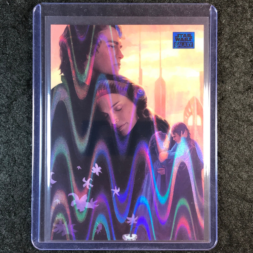 2025 Star Wars Chrome Galaxy ACROSS THE STARS Blue RayWave 97/175 #40
