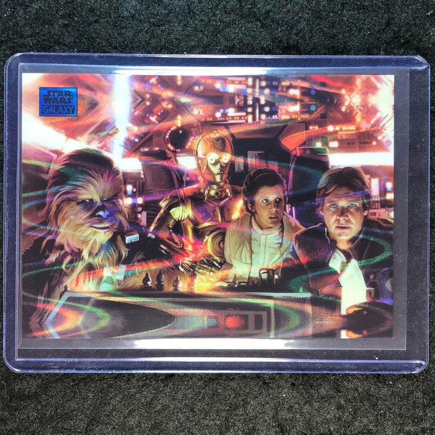 2025 Star Wars Chrome Galaxy I'VE GOT THIS Blue RayWave 45/175 #42