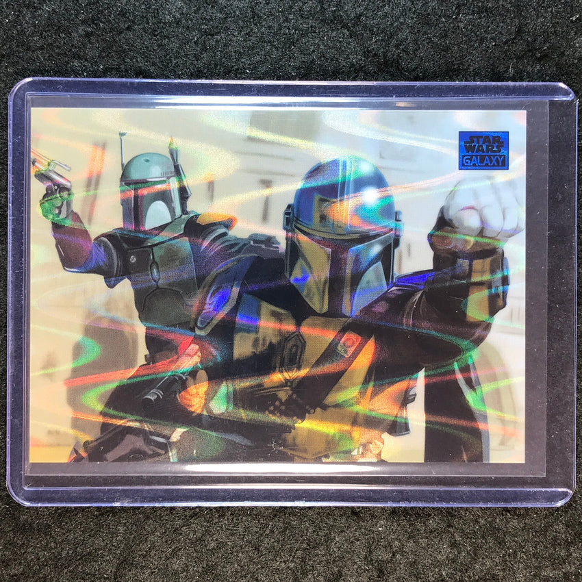 2025 Star Wars Chrome Galaxy I'VE GOT YOUR BACK Blue RayWave 129/175 #62