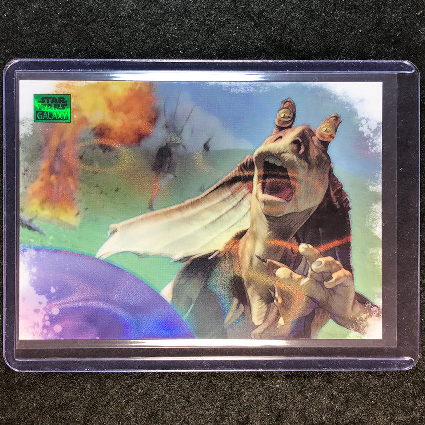 2025 Star Wars Chrome Galaxy JAR JAR BINKS Galactic Inspirations Green 66/175 #6