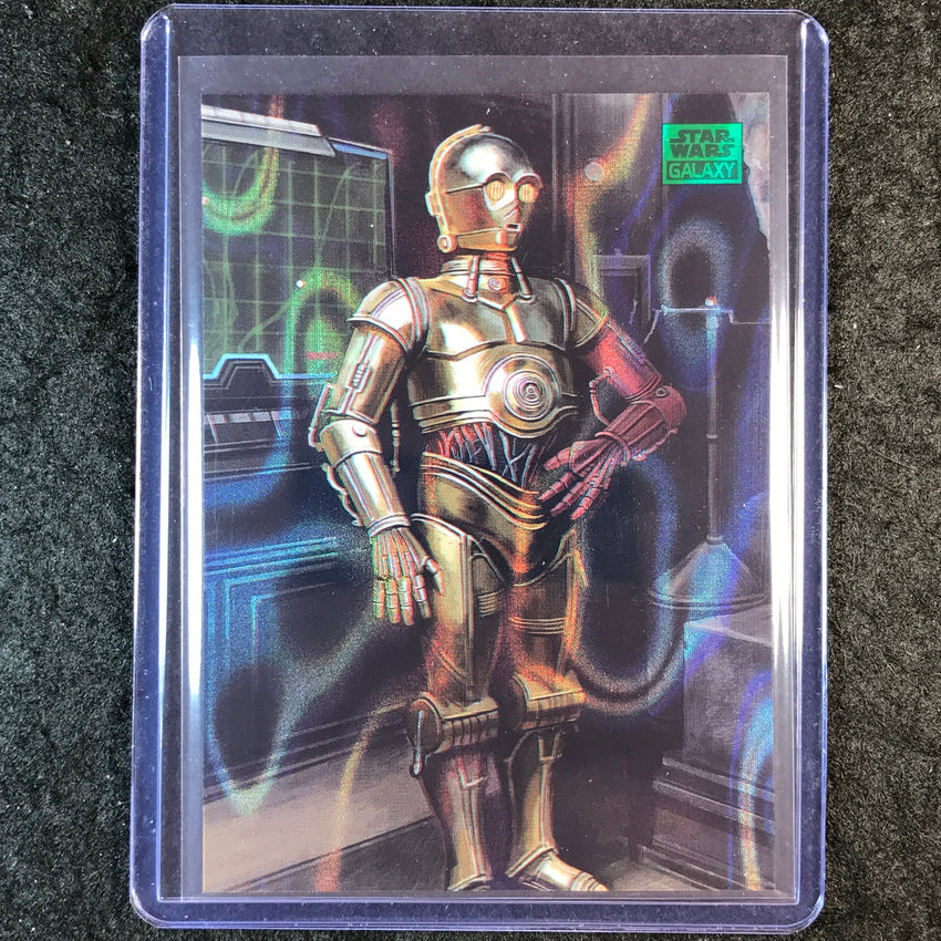 2025 Star Wars Chrome Galaxy C-3PO Power of the Force Green Lava 64/175 #5