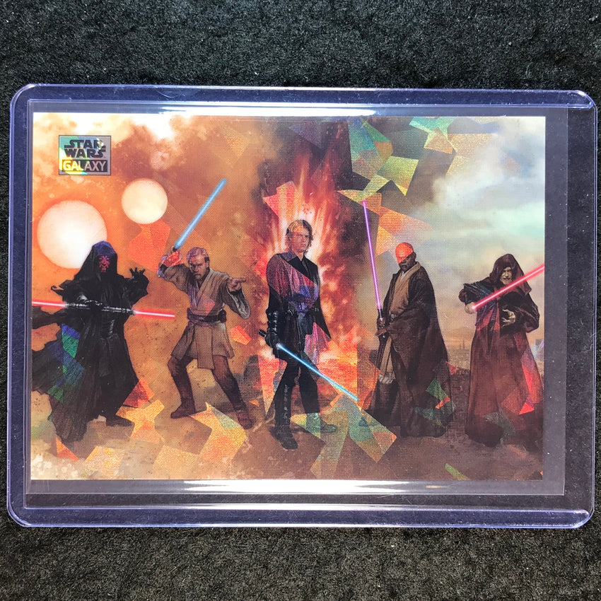 2025 Star Wars Chrome Galaxy FALL OF THE JEDI Atomic 47/150 #68