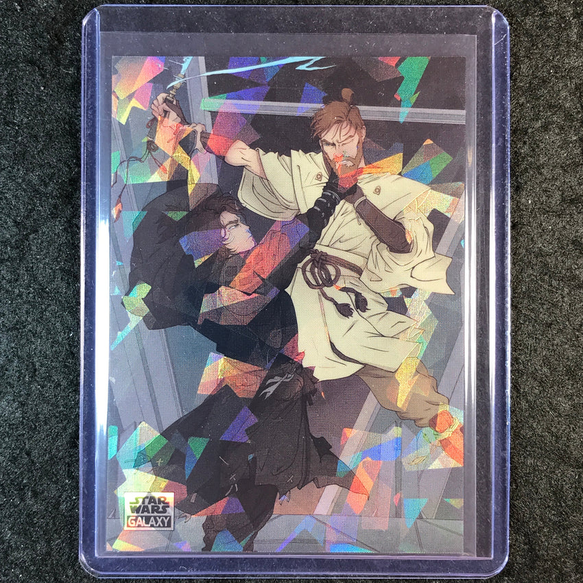 2025 Star Wars Chrome Galaxy ANAKIN'S CHOKEHOLD Duel on Mustafar Atomic 105/150
