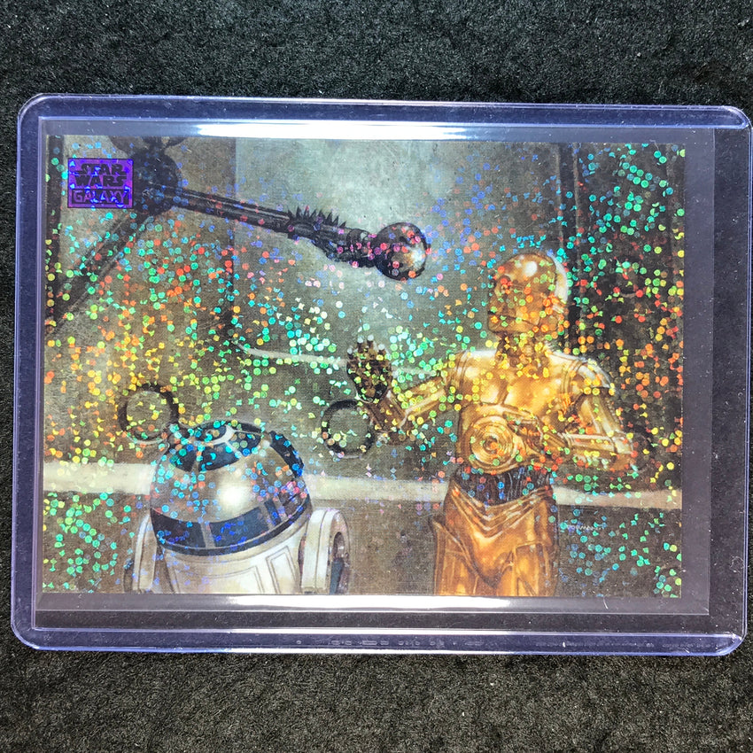2025 Star Wars Chrome Galaxy THEY'RE GOING TO LET US IN Purple Speckle 16/125