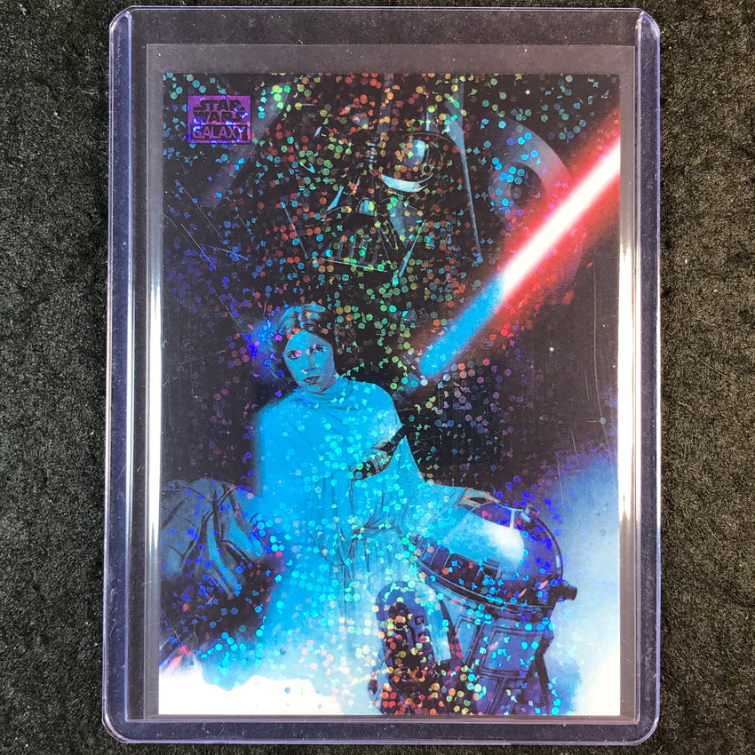 2025 Star Wars Chrome Galaxy OUR MOST DESPERATE HOUR Purple Speckle 20/125 #50