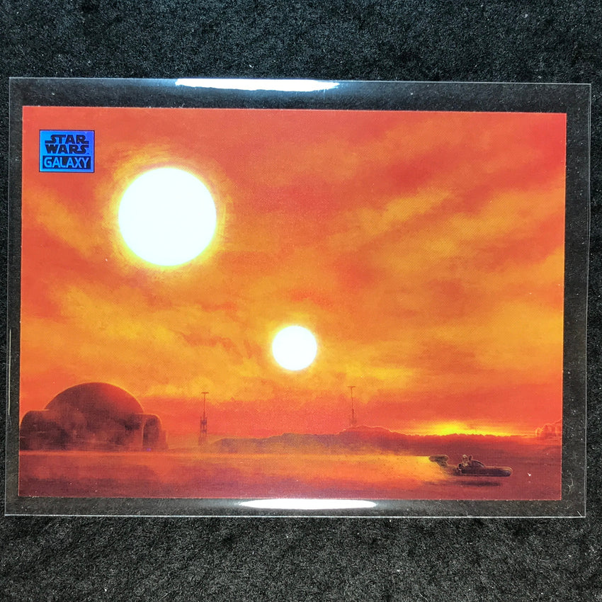 2025 Star Wars Chrome Galaxy TATOOINE CRUISE Base Refractor #29