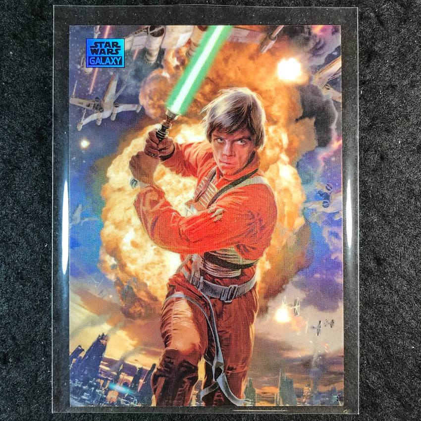 2025 Star Wars Chrome Galaxy LUKE SKYWALKER Base Refractor #2