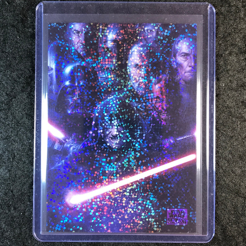 2025 Star Wars Chrome Galaxy SHADOW OF EVIL Purple Speckle 53/125 #95