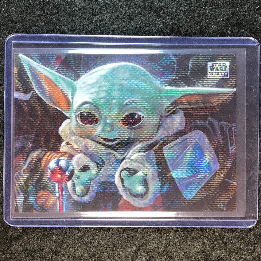 2025 Star Wars Chrome Galaxy GIMMIE Wave Refractor 25/99 #6