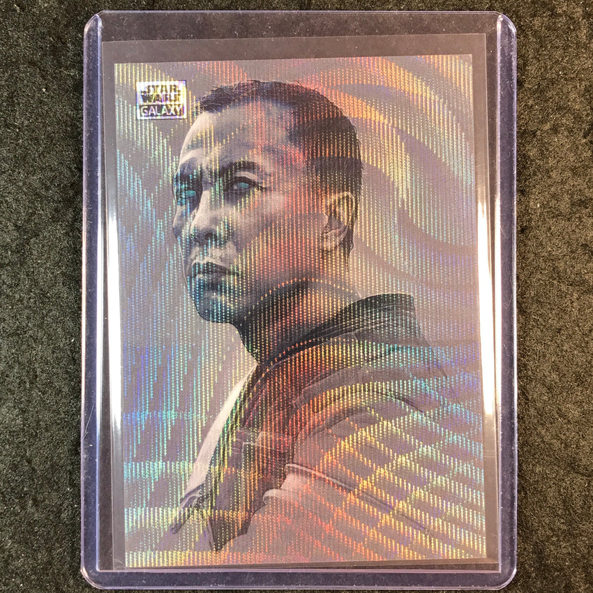 2025 Star Wars Chrome Galaxy CHIRRUT IMWE Wave Refractor 32/99 #67