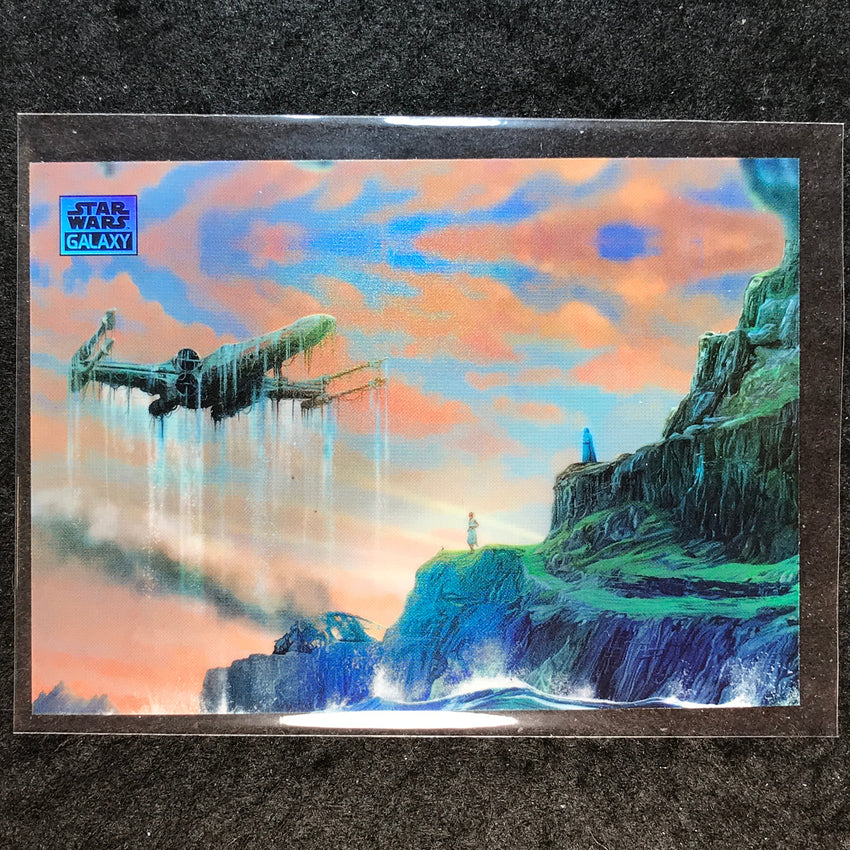 2025 Star Wars Chrome Galaxy LEARNING THE FORCE Base Refractor #30