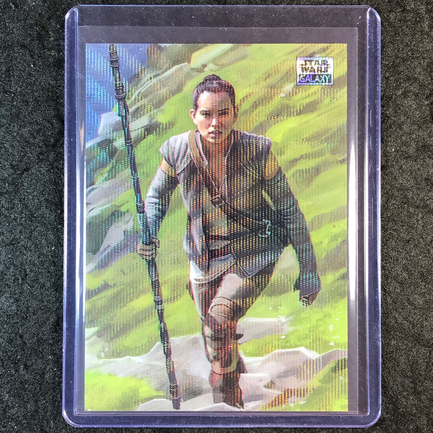 2025 Star Wars Chrome Galaxy REY Power of the Force Wave 92/99 #14