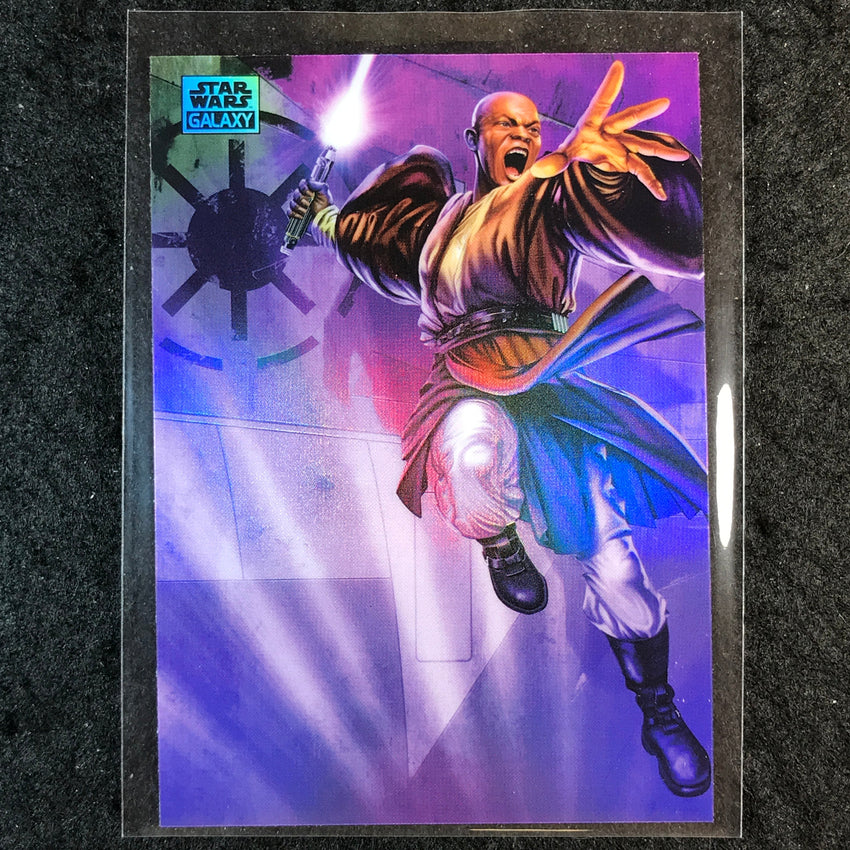 2025 Star Wars Chrome Galaxy MACE WINDU Base Refractor #31