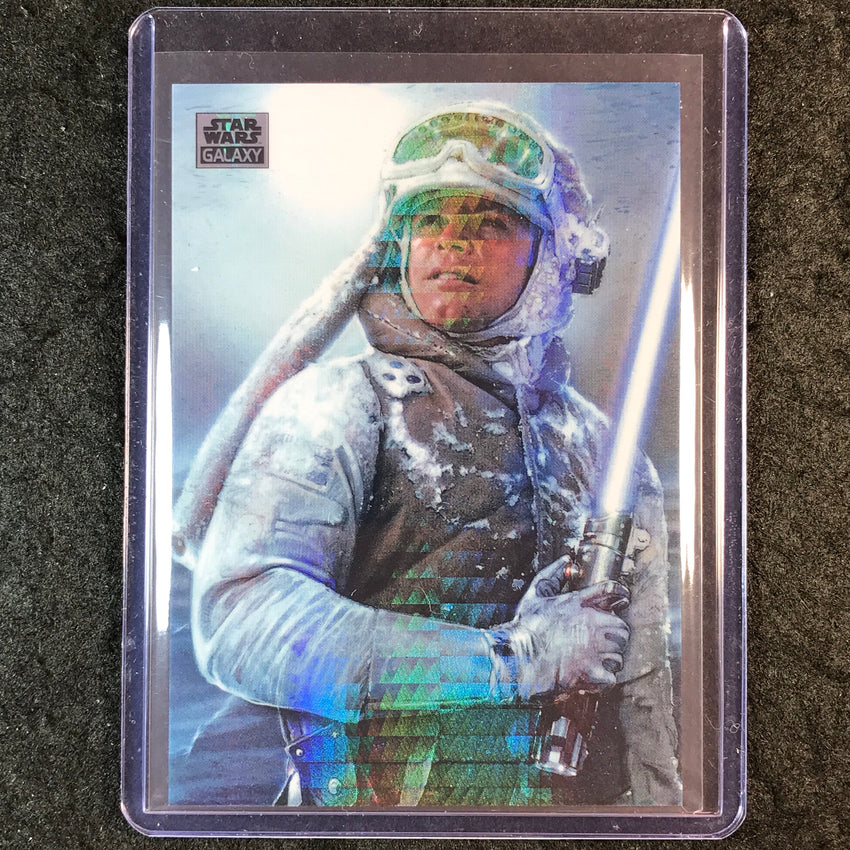 2025 Star Wars Chrome Galaxy LIFE OF LUKE SKYWALKER Prism Refractor 67/75 #84