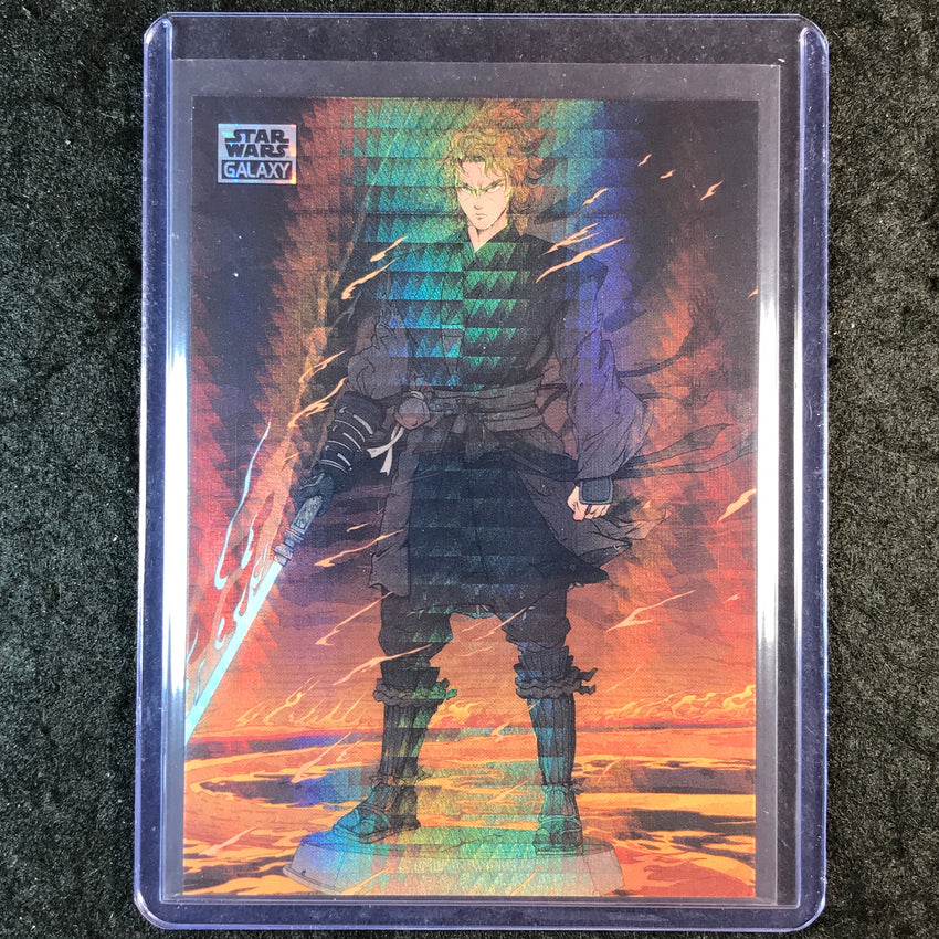 2025 Star Wars Chrome Galaxy ANAKIN SKYWALKER Duel on Mustafar Prism 27/75 #11